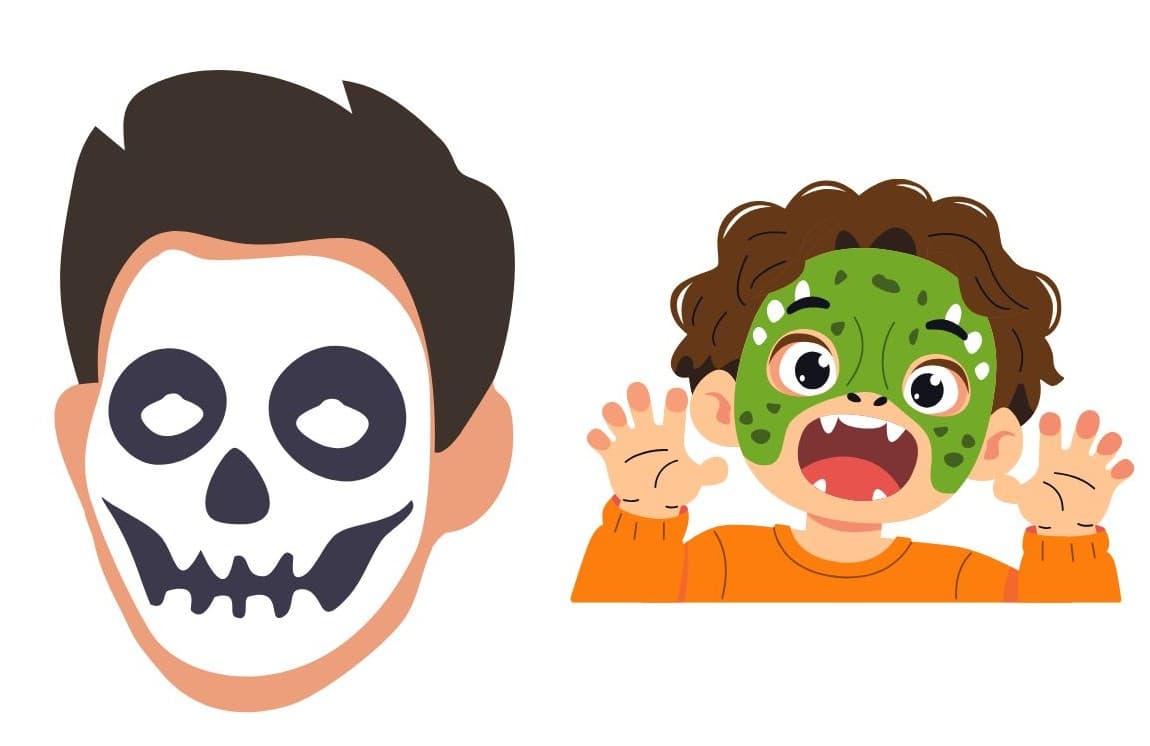 Halloween themed Face Painting