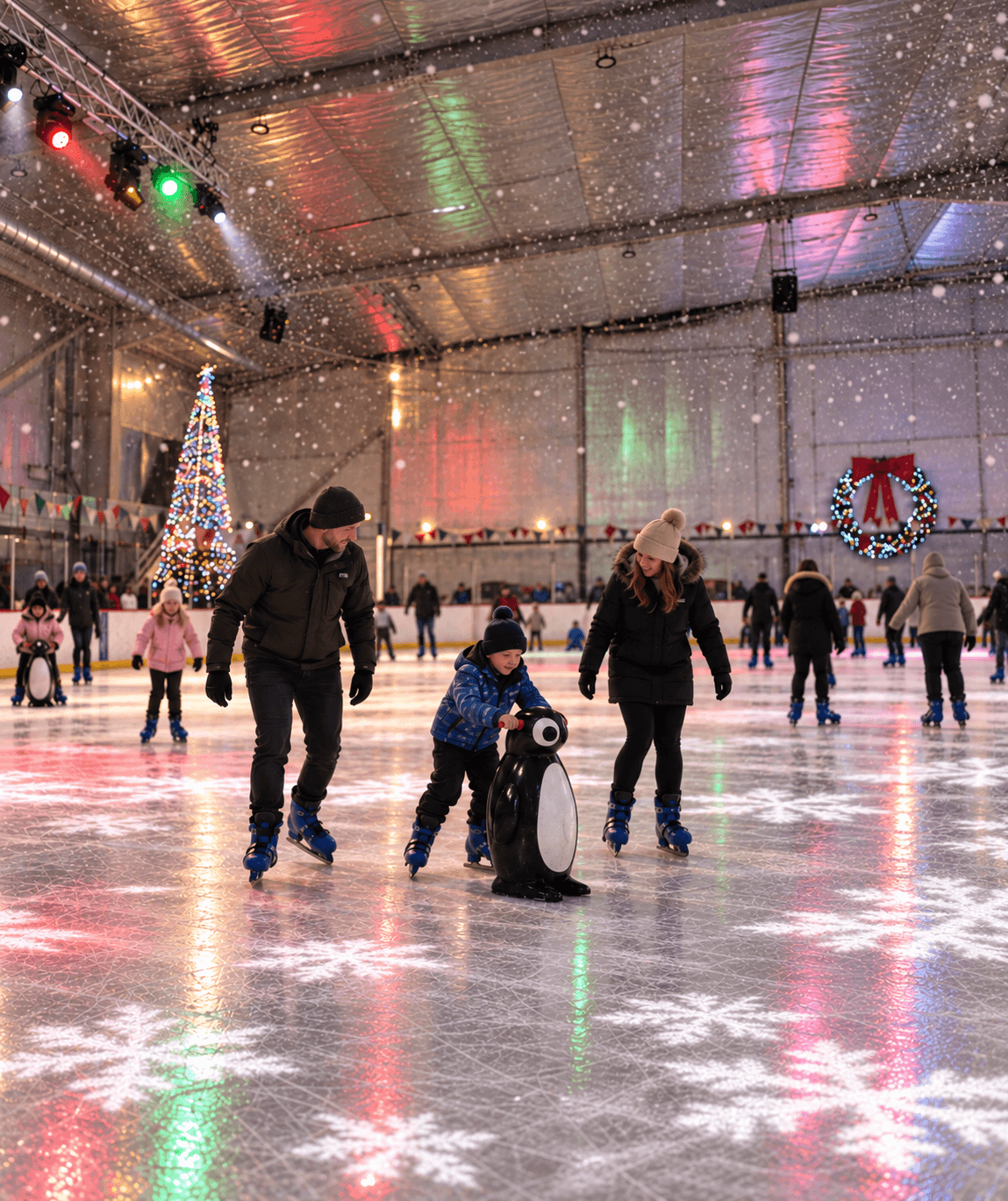 Christmas Ice Skating at Deeside Ice Rink