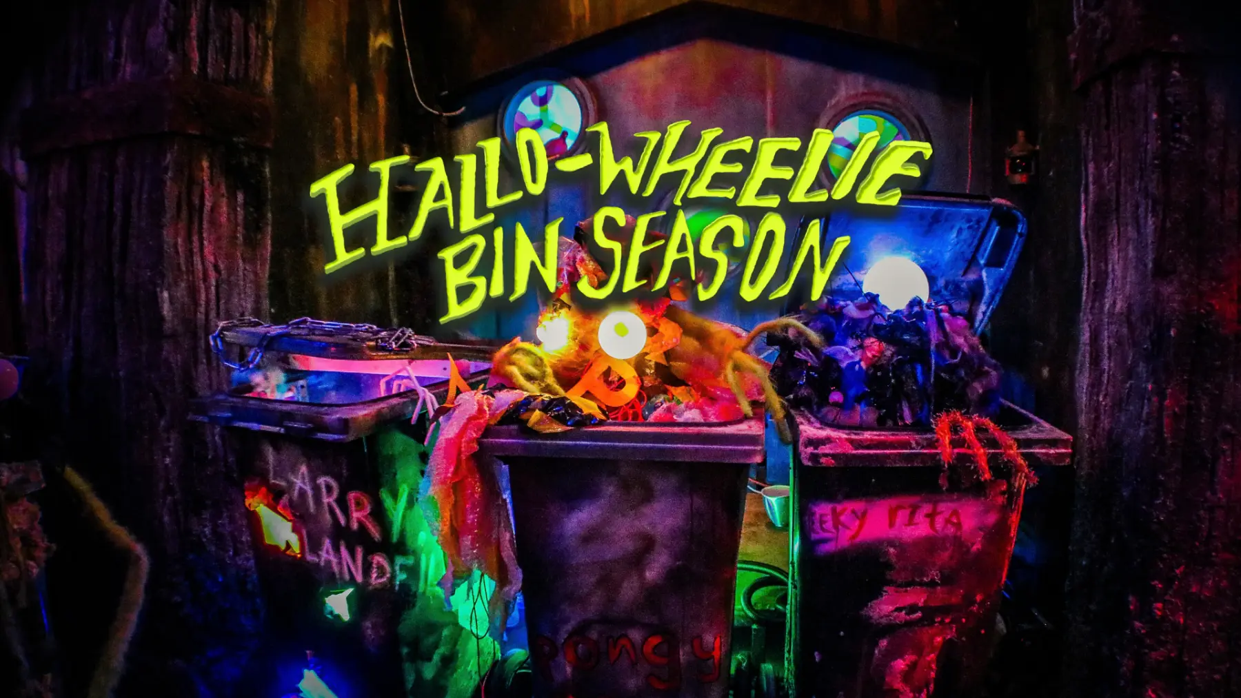 Hallo-wheelie Bin Season at Wake The Tiger