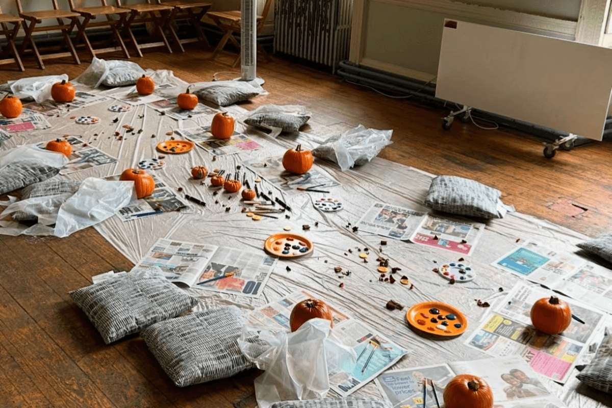 Children's Pumpkin Painting