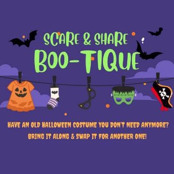 Scare & Share Boo-tique | Newmains Library