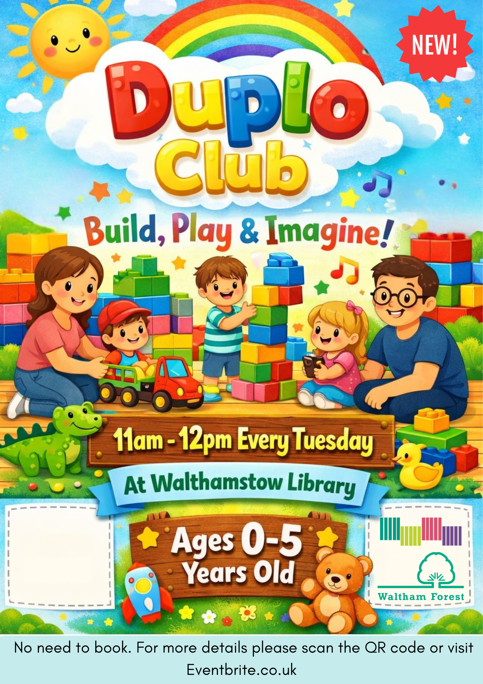 Duplo club at Walthamstow library