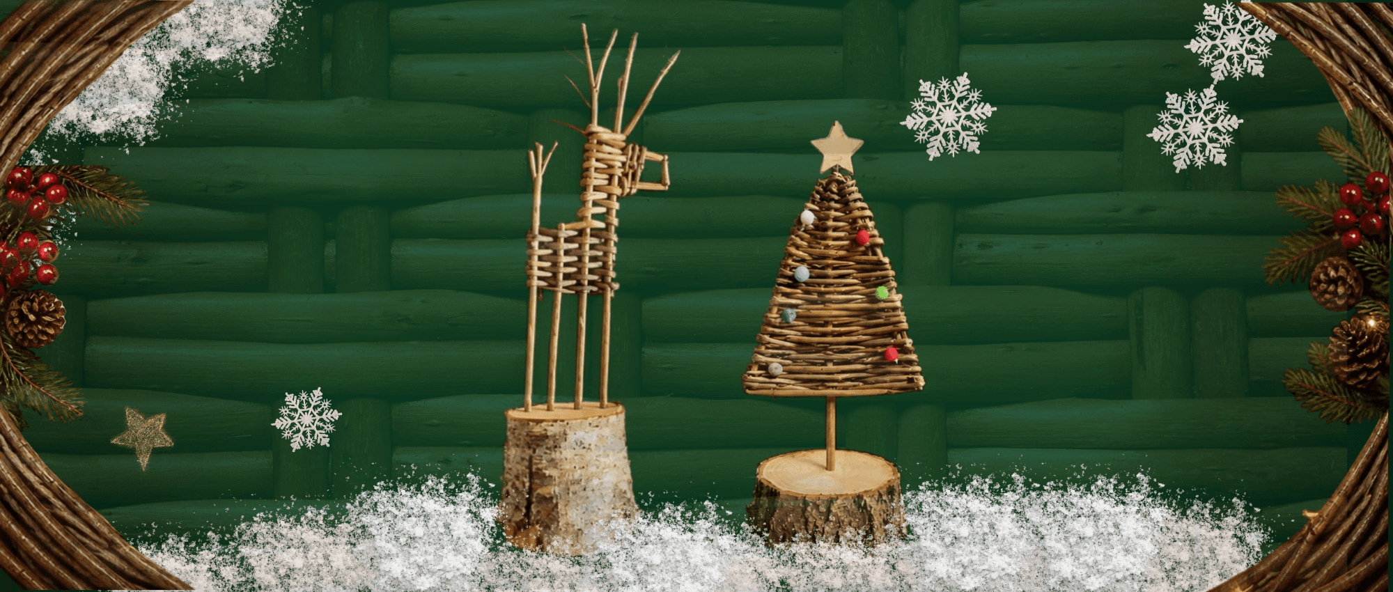 Christmas Willow Weaving at Marble Arch Caves
