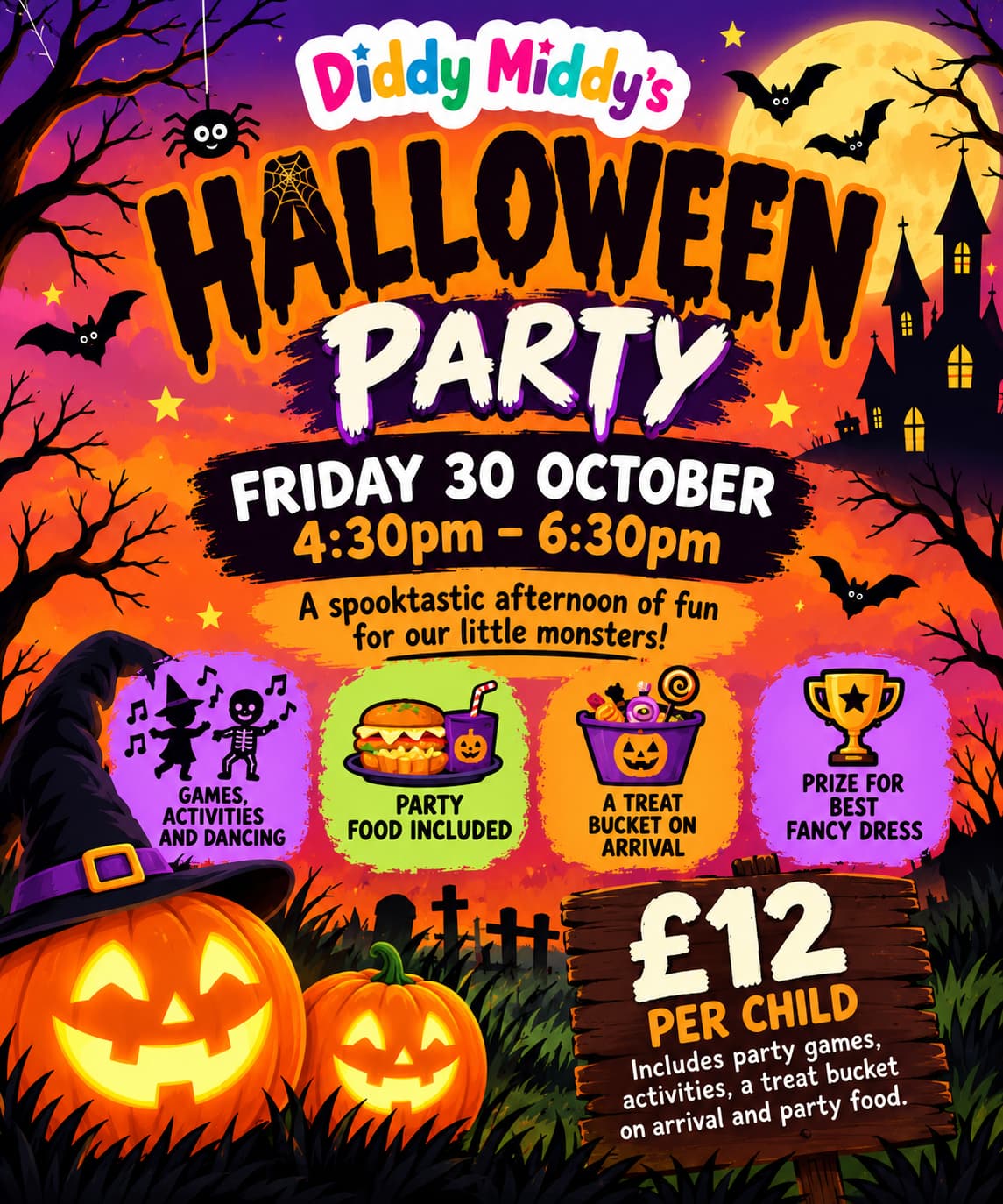 Halloween Party at Diddy Middy's