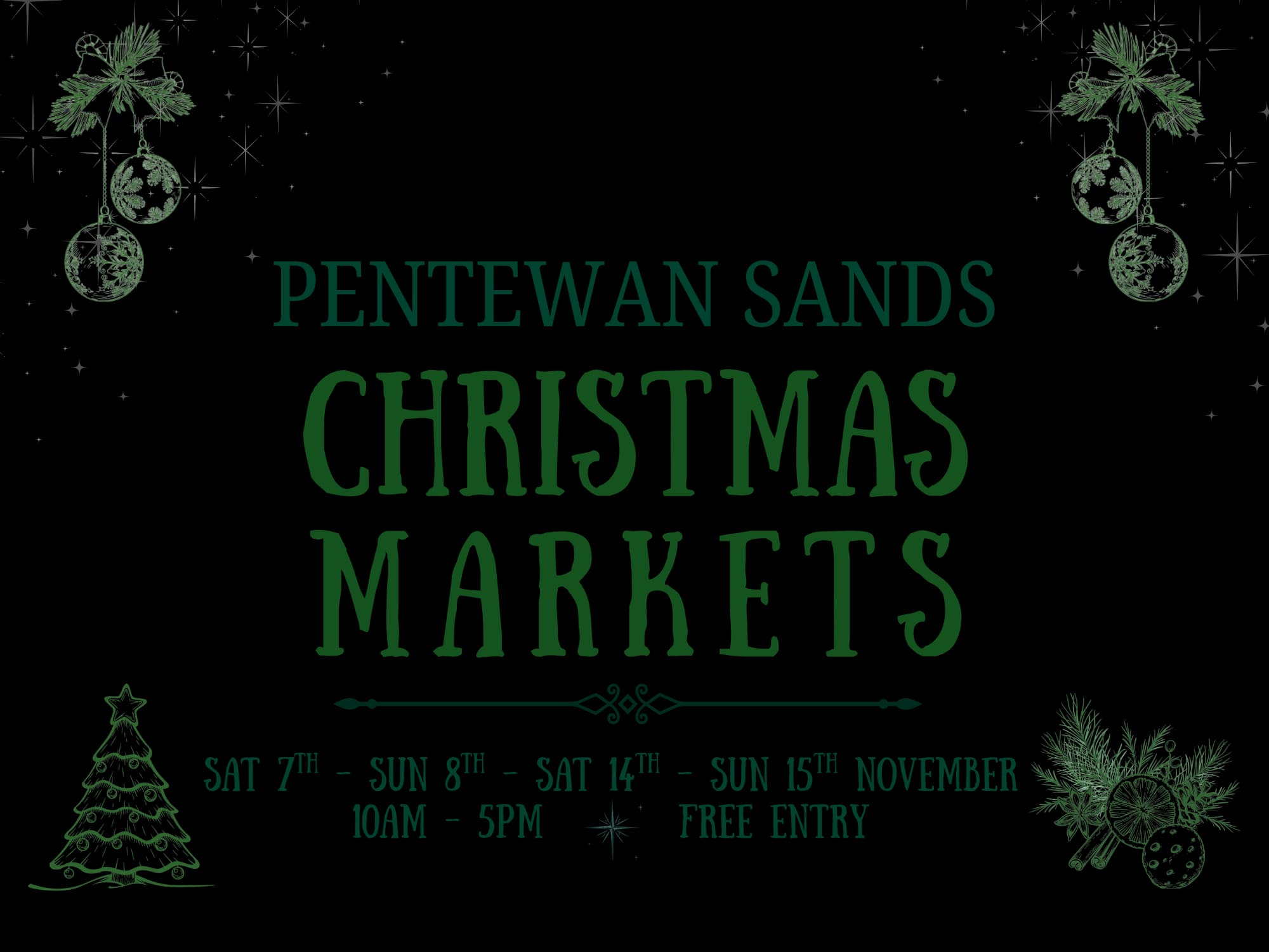 Pentewan Sands Christmas Markets