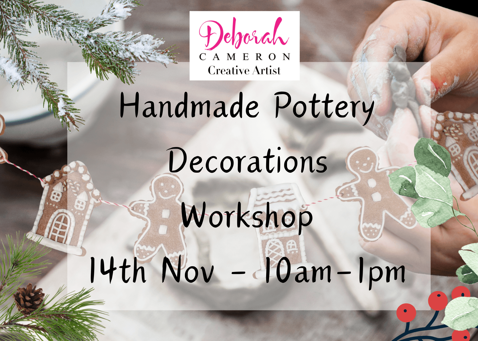 Handmade Pottery Decorations Workshop