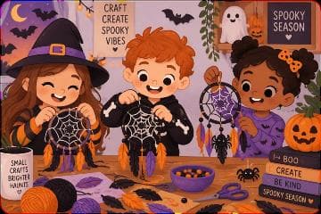 Spiderweb Dreamcatchers at Chelmsley Wood Library