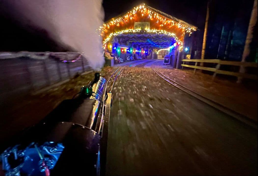 Winter Lights Trains