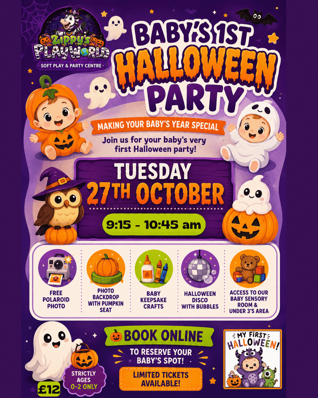Baby's 1st Halloween Party (ages 0-2)