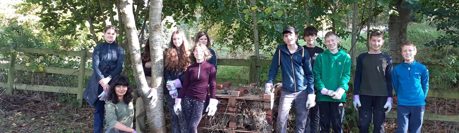 Youth Rangers at Crickley Hill