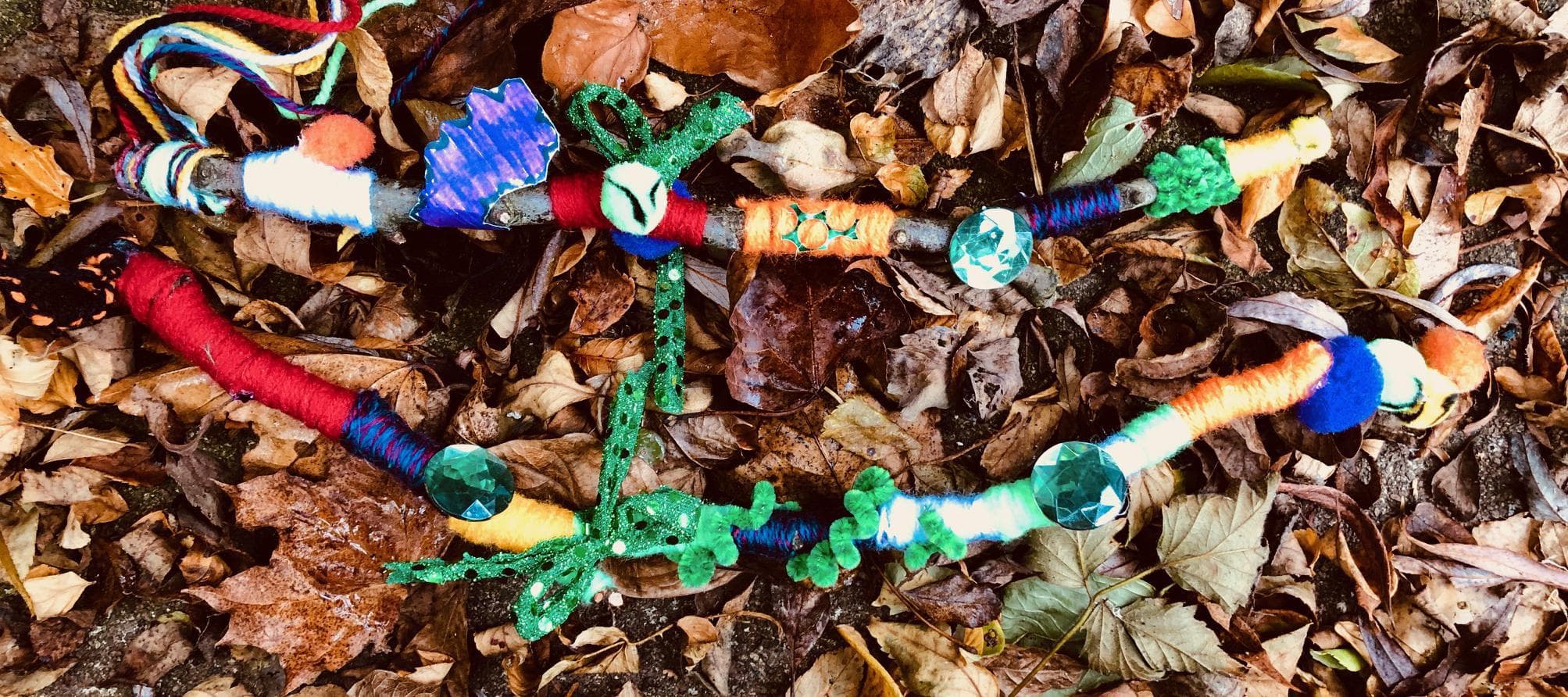 Wizard and Witch Wands at Ryton Pools Country Park