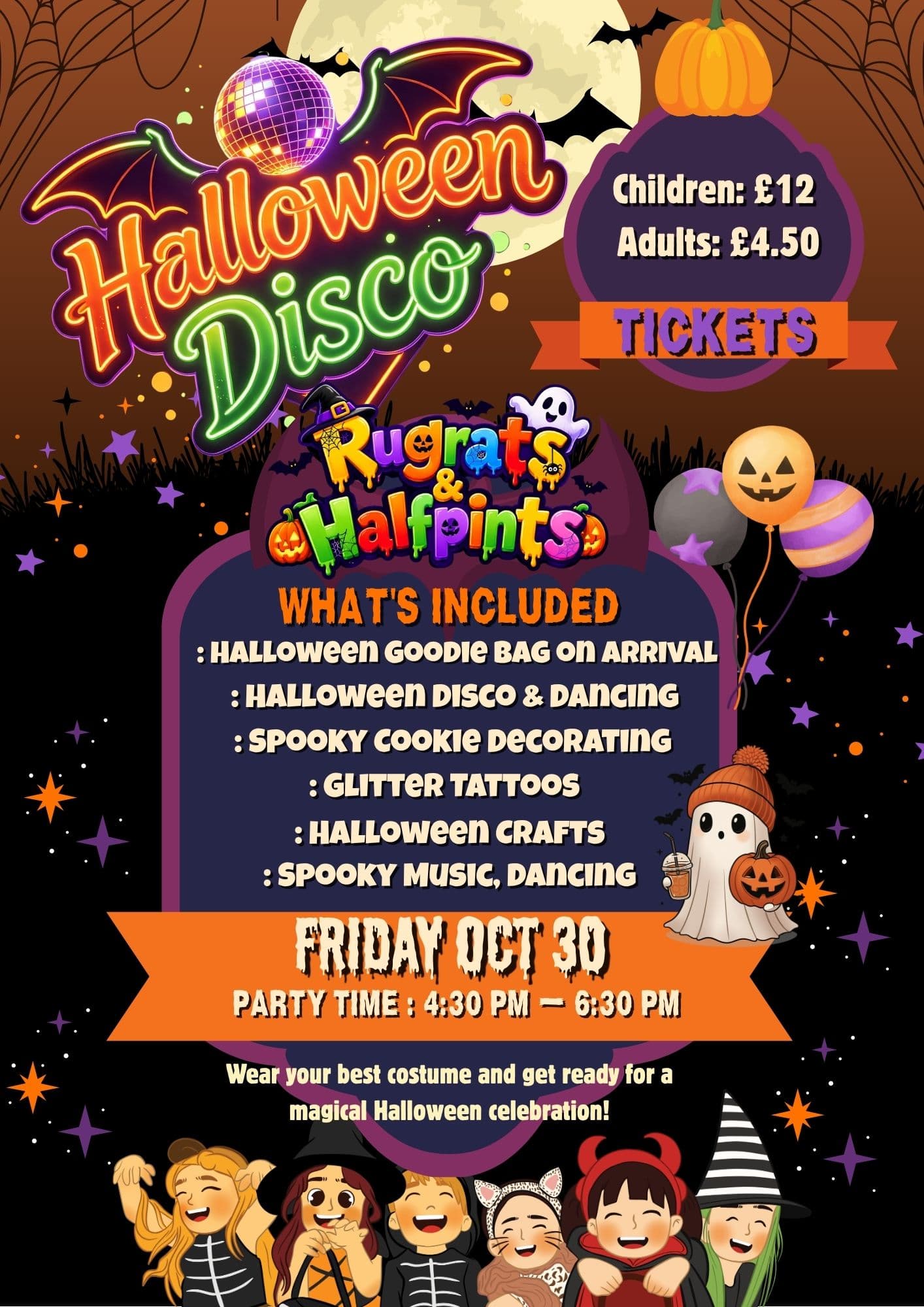 Halloween Disco at Rugrats & Halfpints Banbury