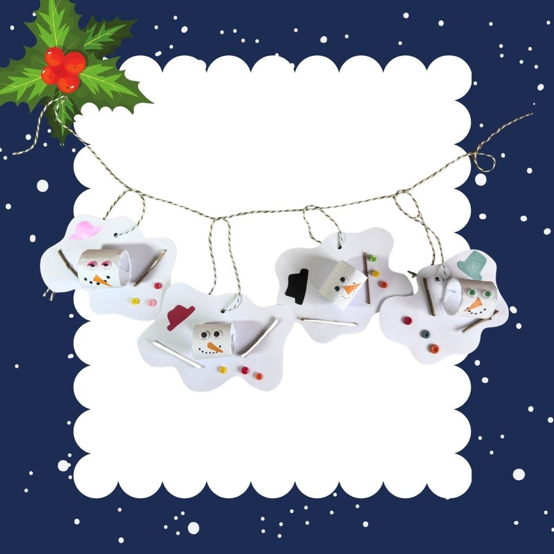 Snowman Garland