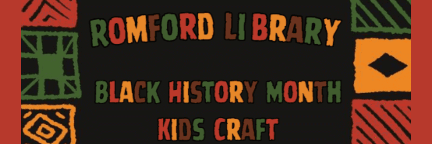Romford Library Kids Black History Month Craft