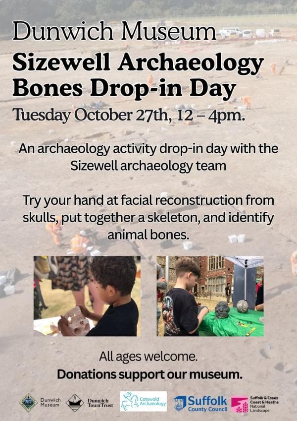 Sizewell Archaeology Bones Drop-in Day