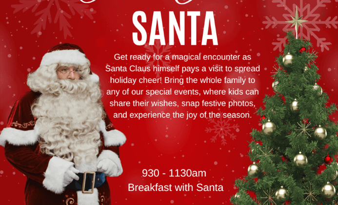 Breakfast with Santa Christmas Eve