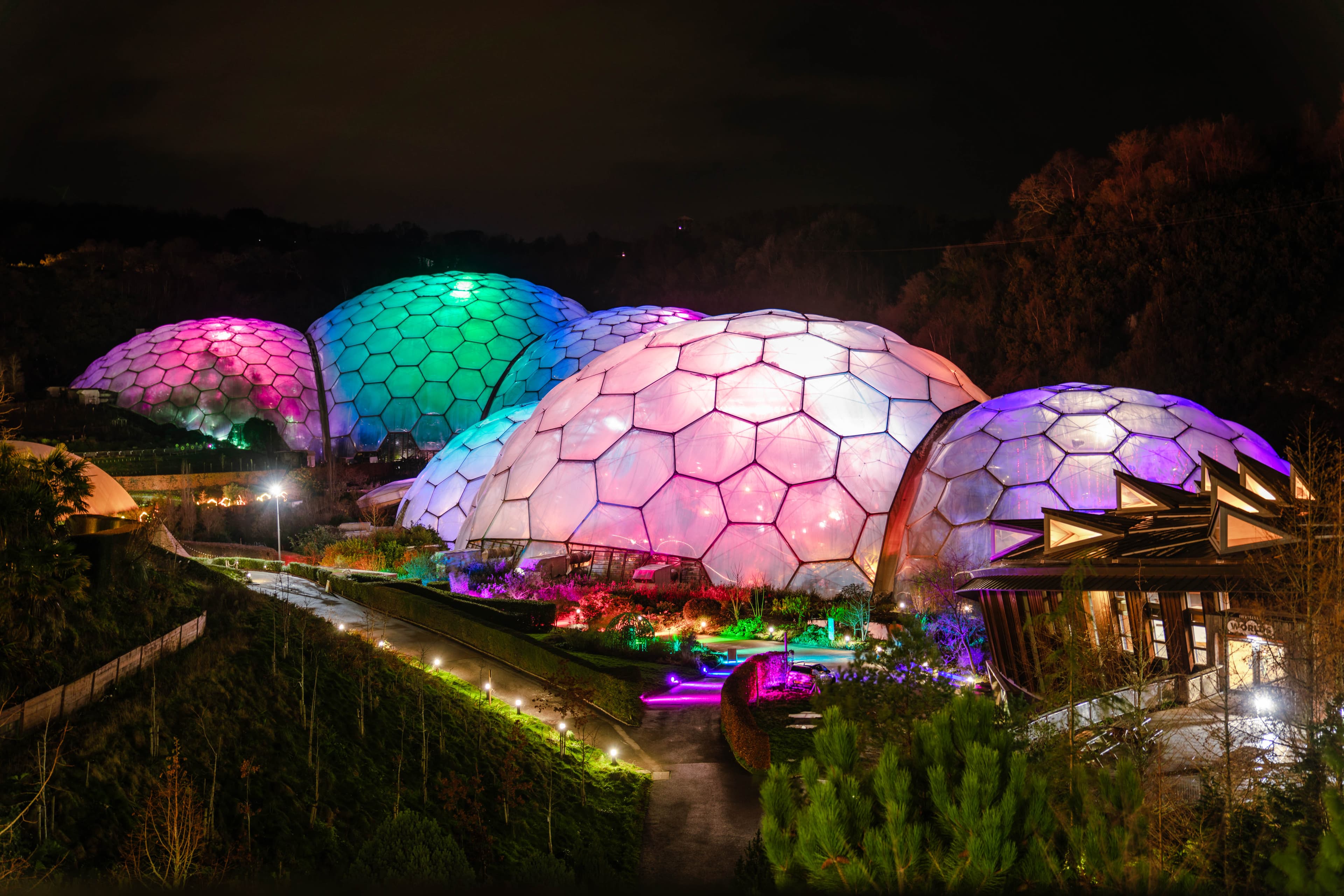 Christmas Lights at the Eden Project