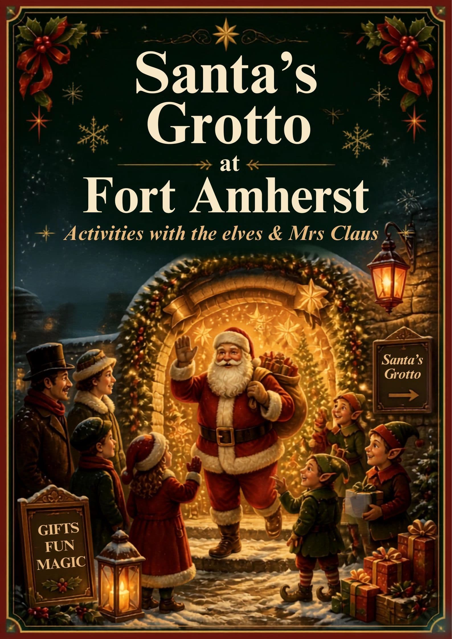 Christmas Grotto at Fort Amherst