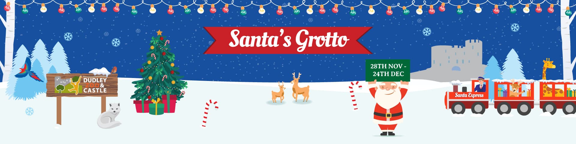 Santa’s Grotto at Dudley Zoo and Castle