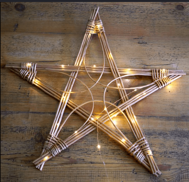Weave Willow Stars for Christmas