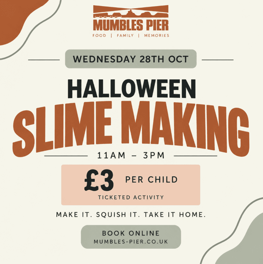 Halloween Slime Making at Mumbles Pier
