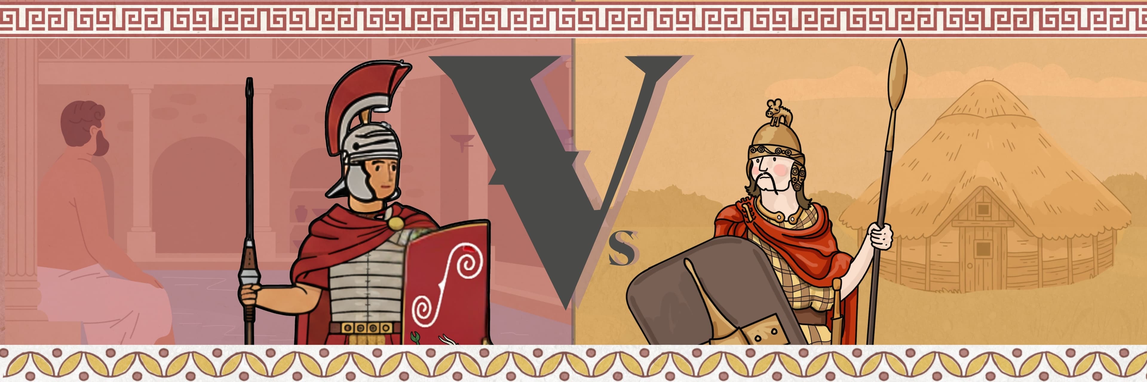 Ancient Romans Vs Ancient Britons at Curtis Museum