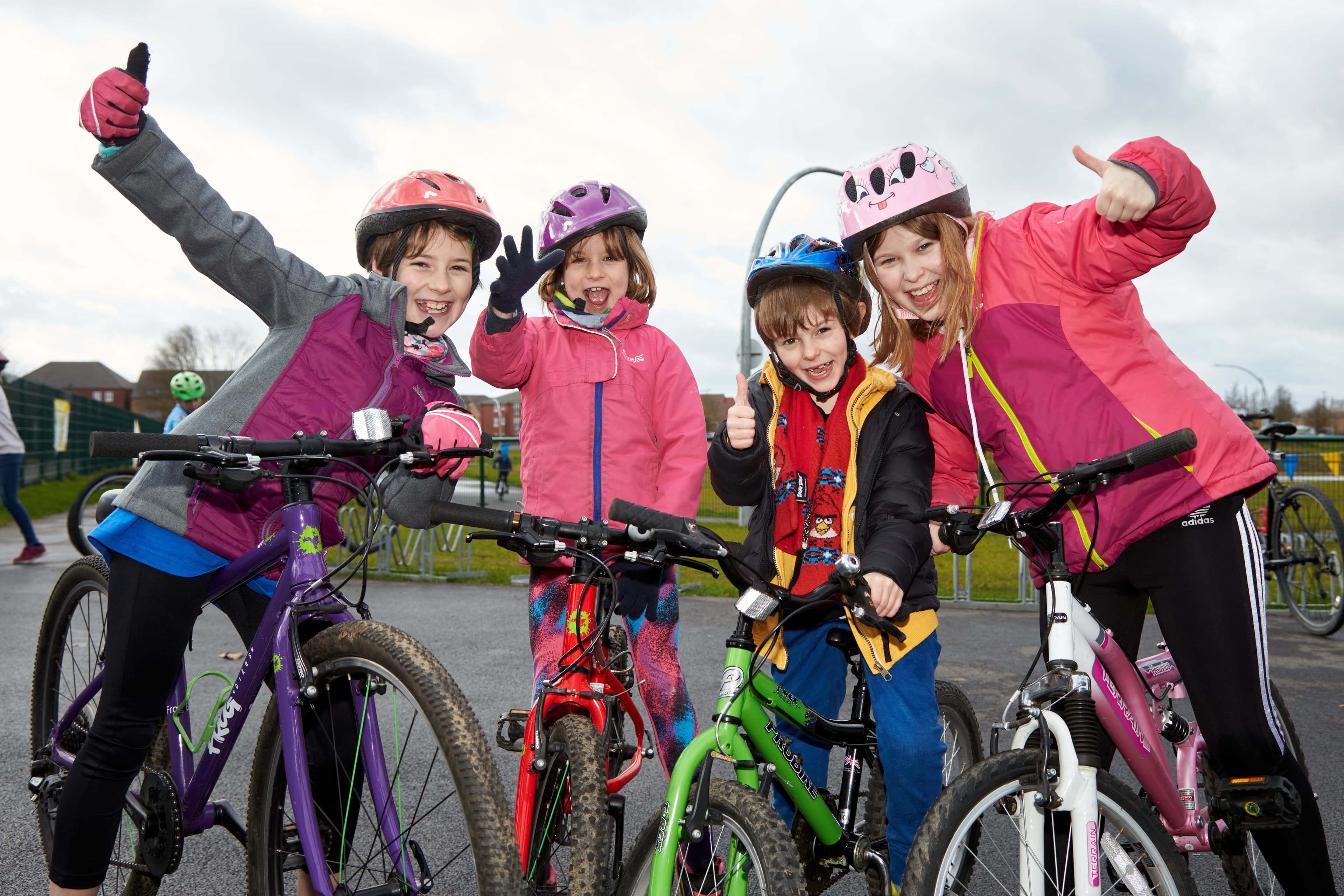 Family Ride at Doncaster Cycle Track, The Dome