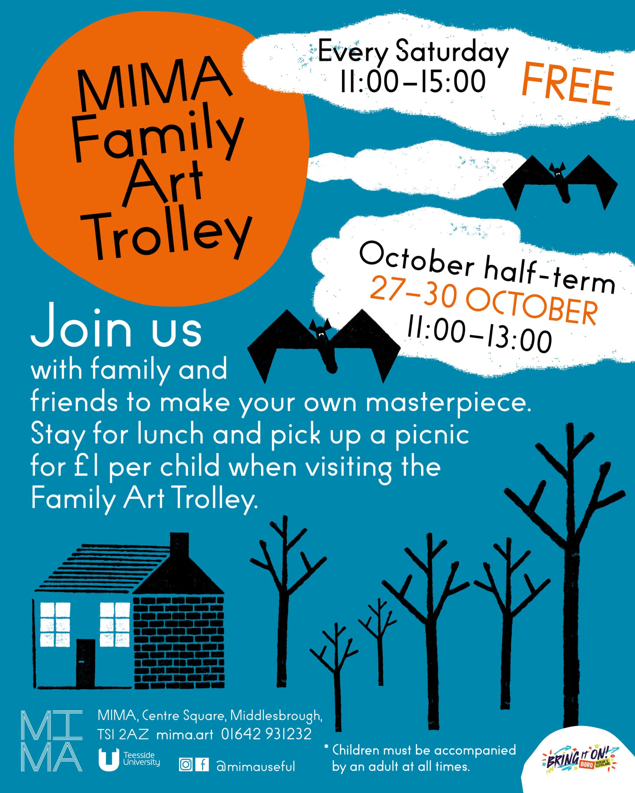 October half-term Family Art Trolley