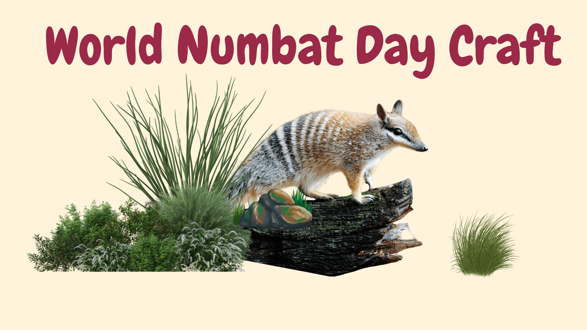 World Numbat Day kid's craft at Leytonstone Library
