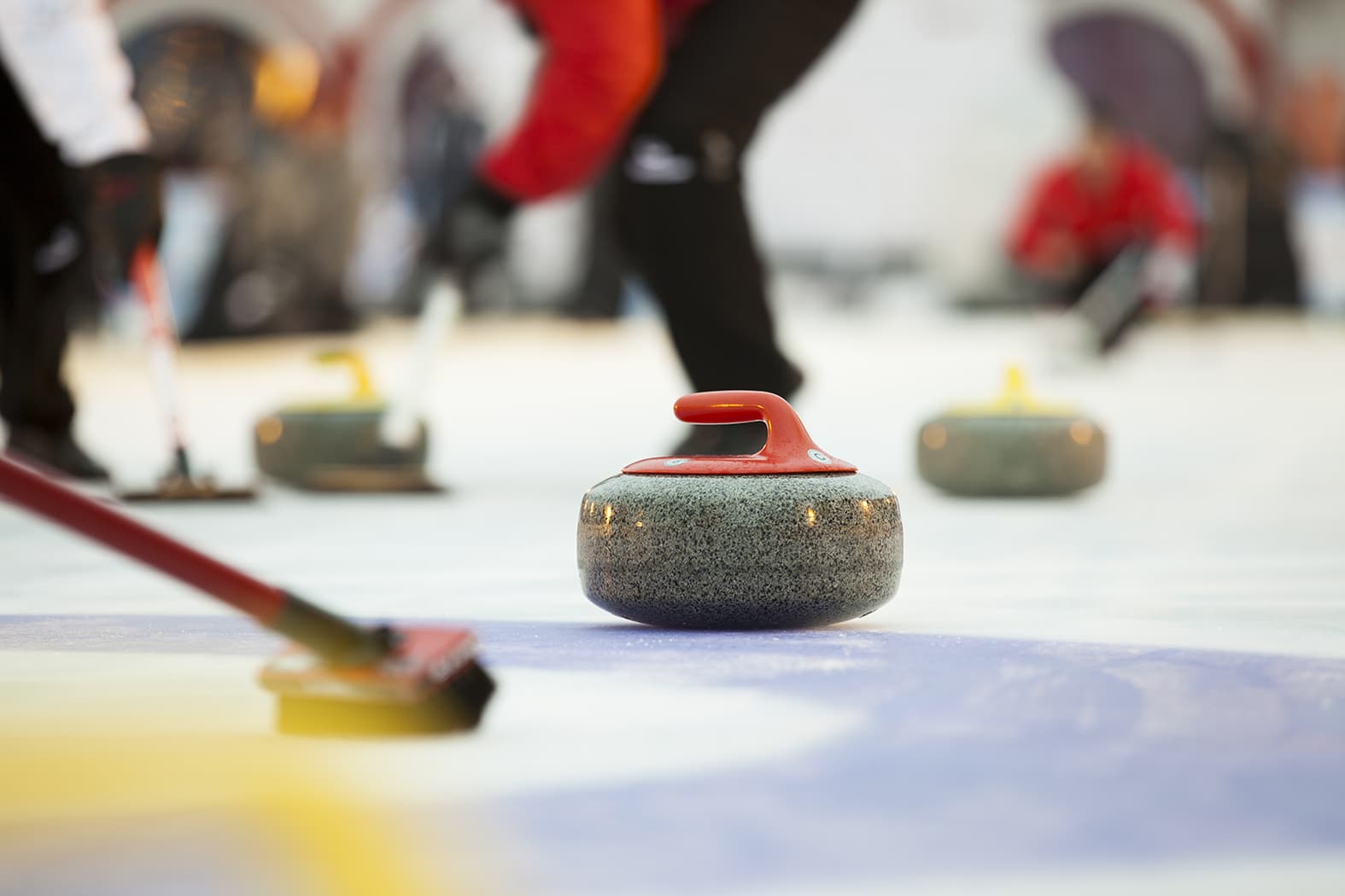 Peak Rock Stars Try Curling