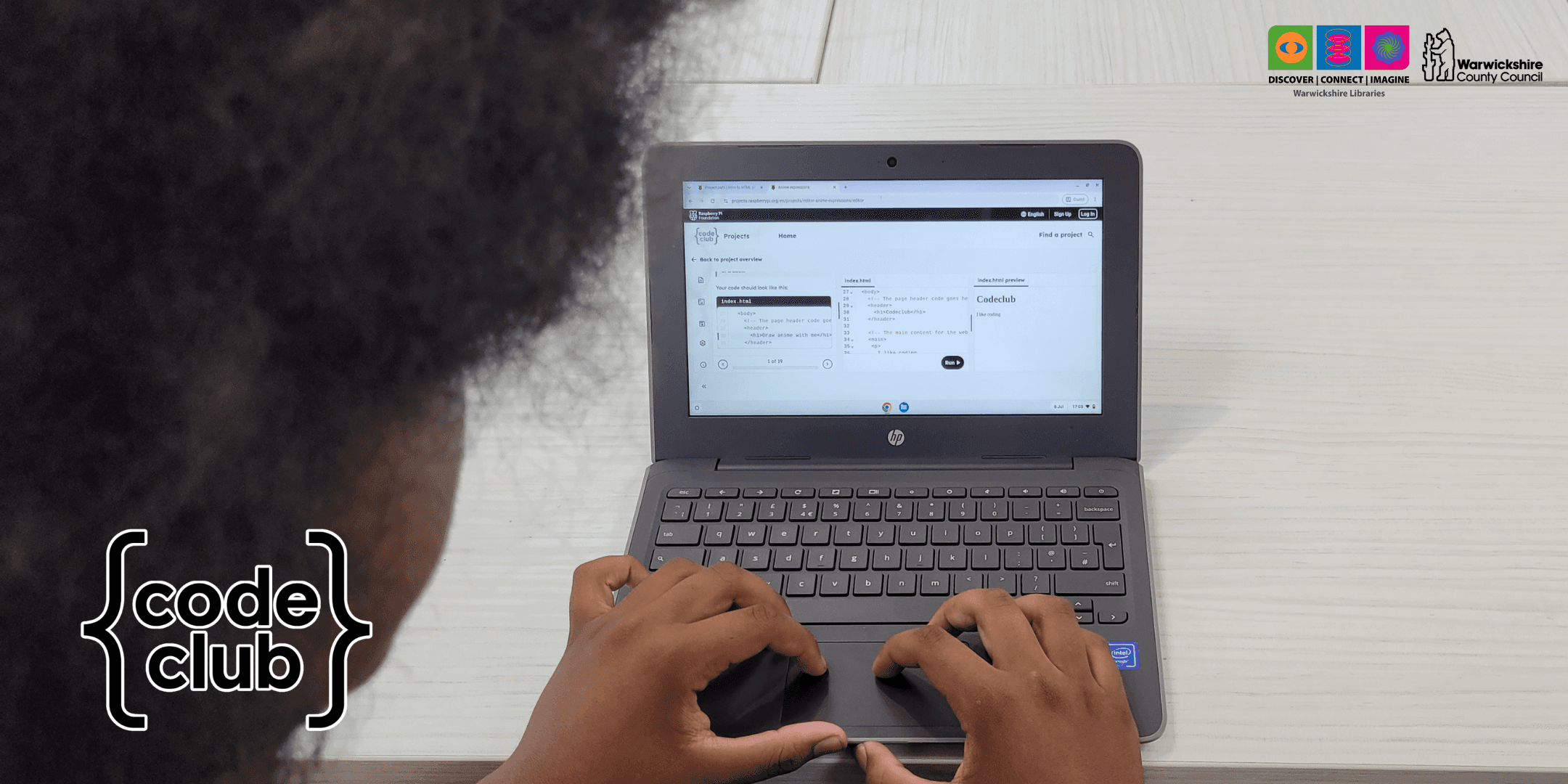 Code Club for children on Mondays