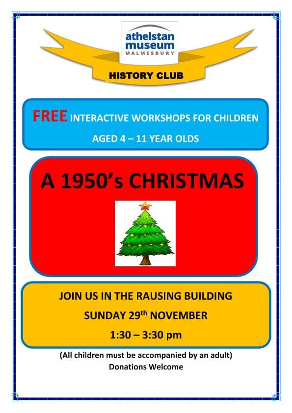 History Club for Children – A 1950’s Christmas