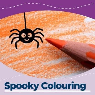 Spooky Half Term Colouring - Bexhill Library