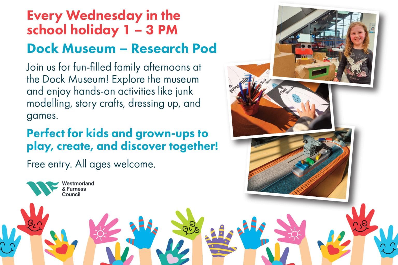 Stay & Play – Every Wednesday in School Holidays!