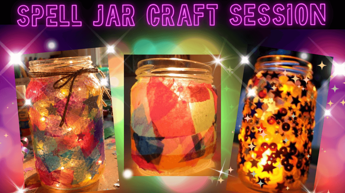 Make your own Spell Jar at Wallsend Library!