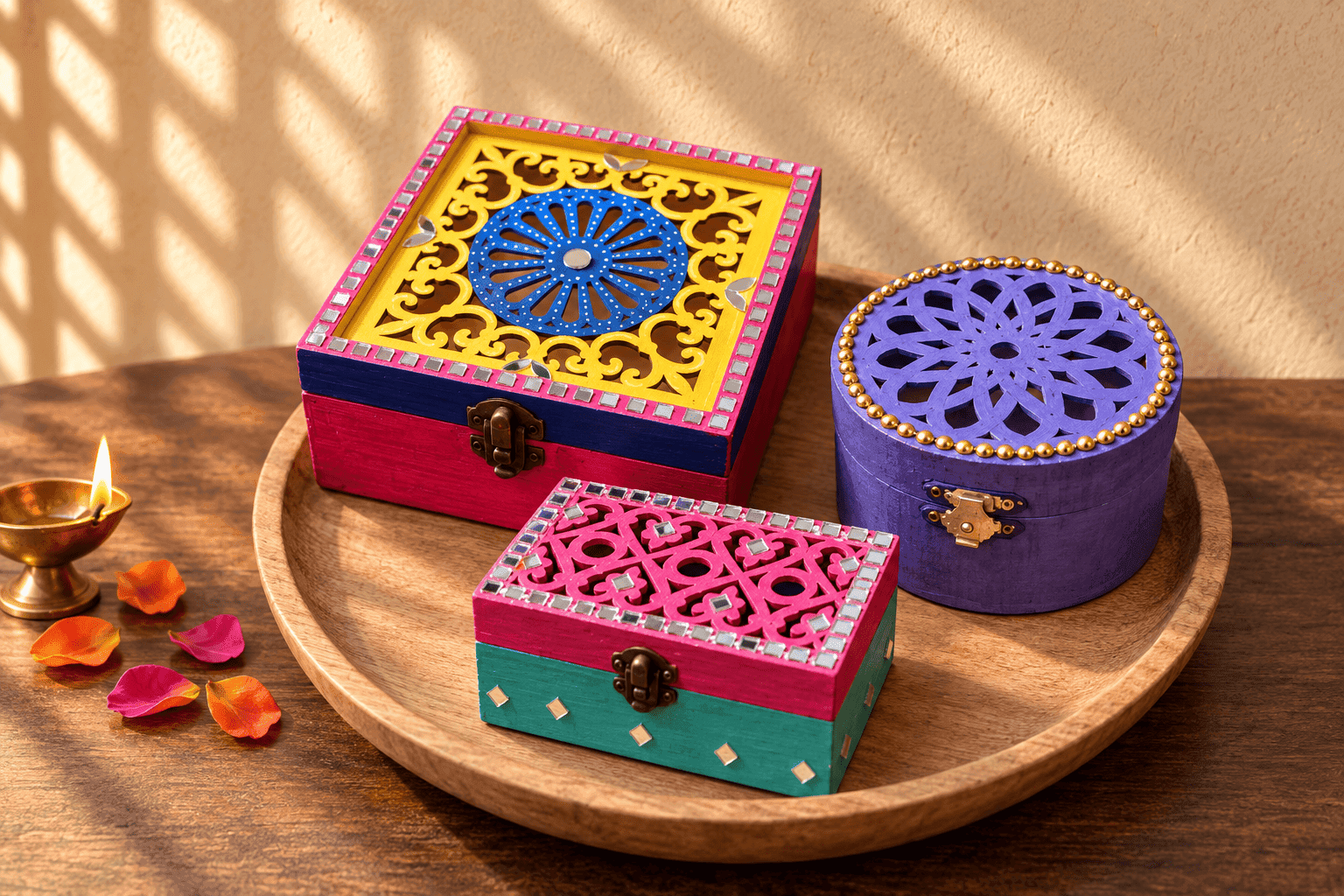 Diwali Keepsake Box Workshop at Forty Hall