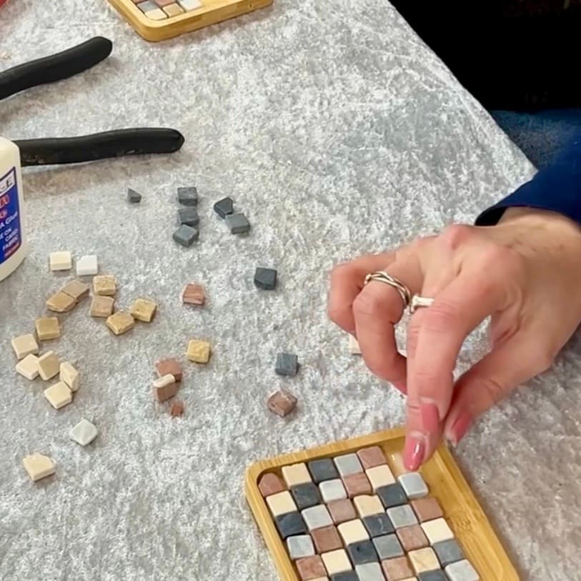 Roman Mosaic Coasters with Rhona Duffy
