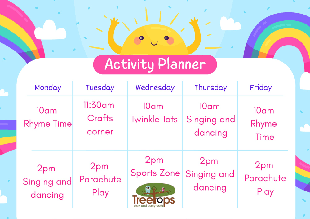 Free Weekday Activities at Treetops