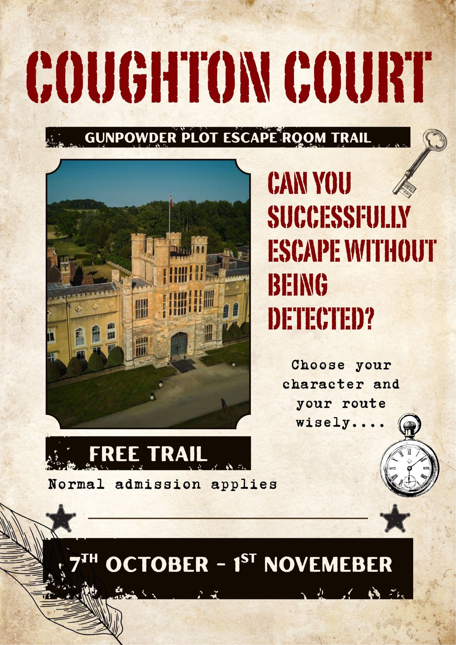 Gunpowder Plot Escape Room Trail