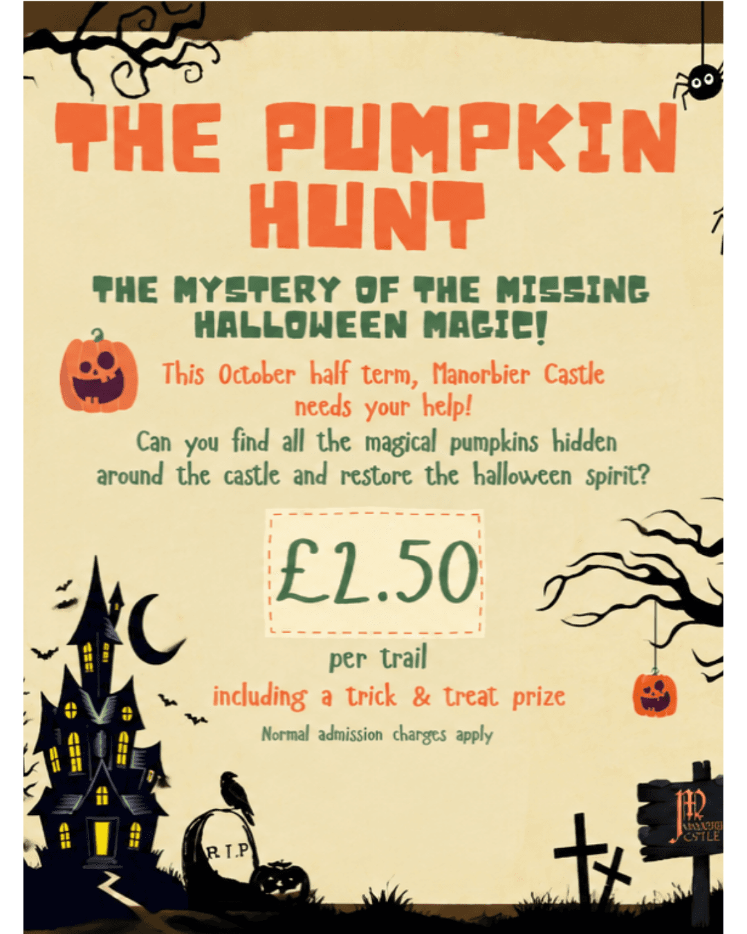The Pumpkin Hunt at Manorbier Castle