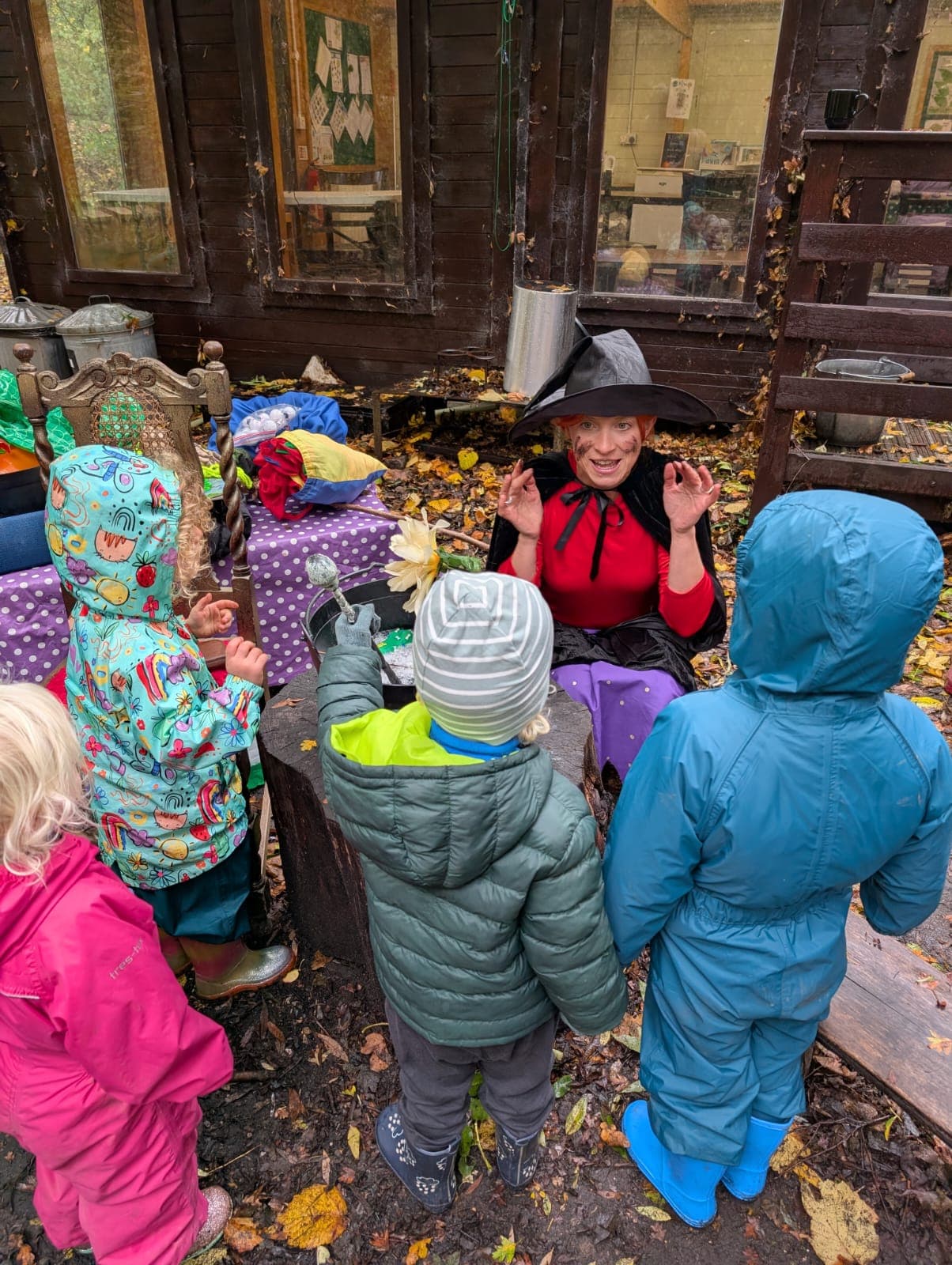 Silly Sasha - Witch on the Broom (Pre-school) at Milton Country Park