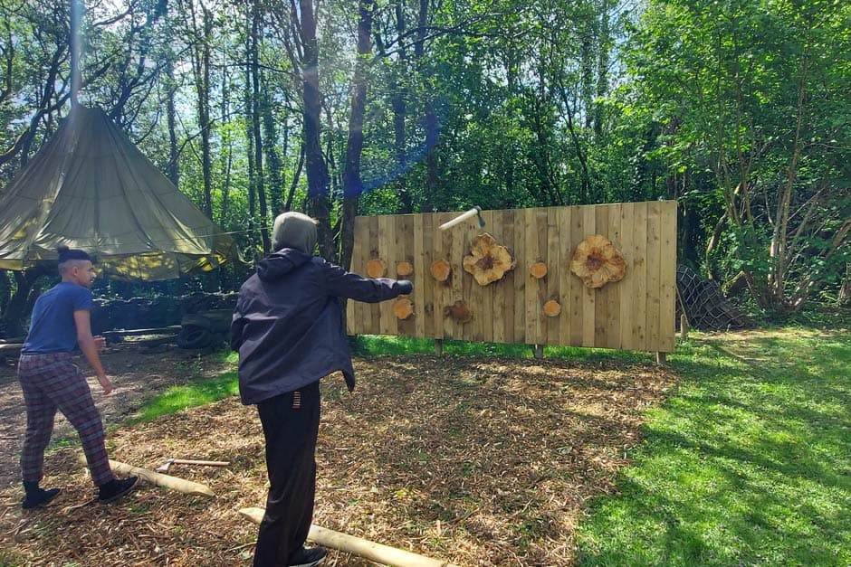 Little Axe Throwers at RHS Rosemoor