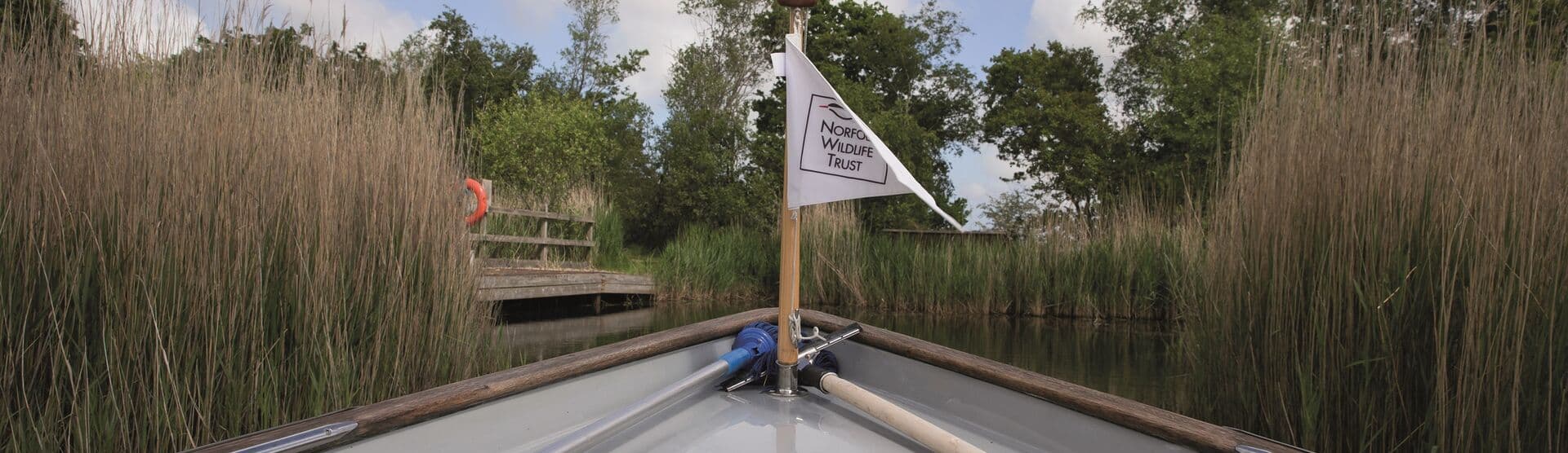 Winter boat trip on NWT Hickling Broad