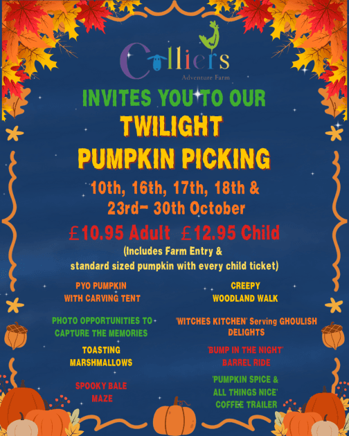 Twilight Pumpkin Event at Colliers Adventure Farm