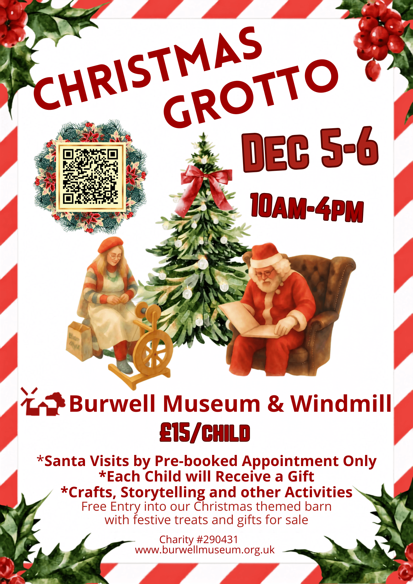 Christmas Grotto - Santa in the mill