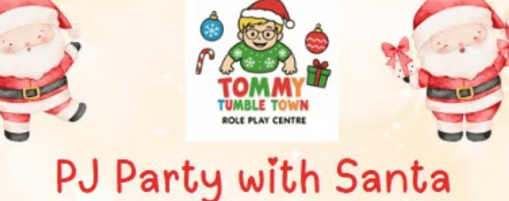 PJ Party with Santa