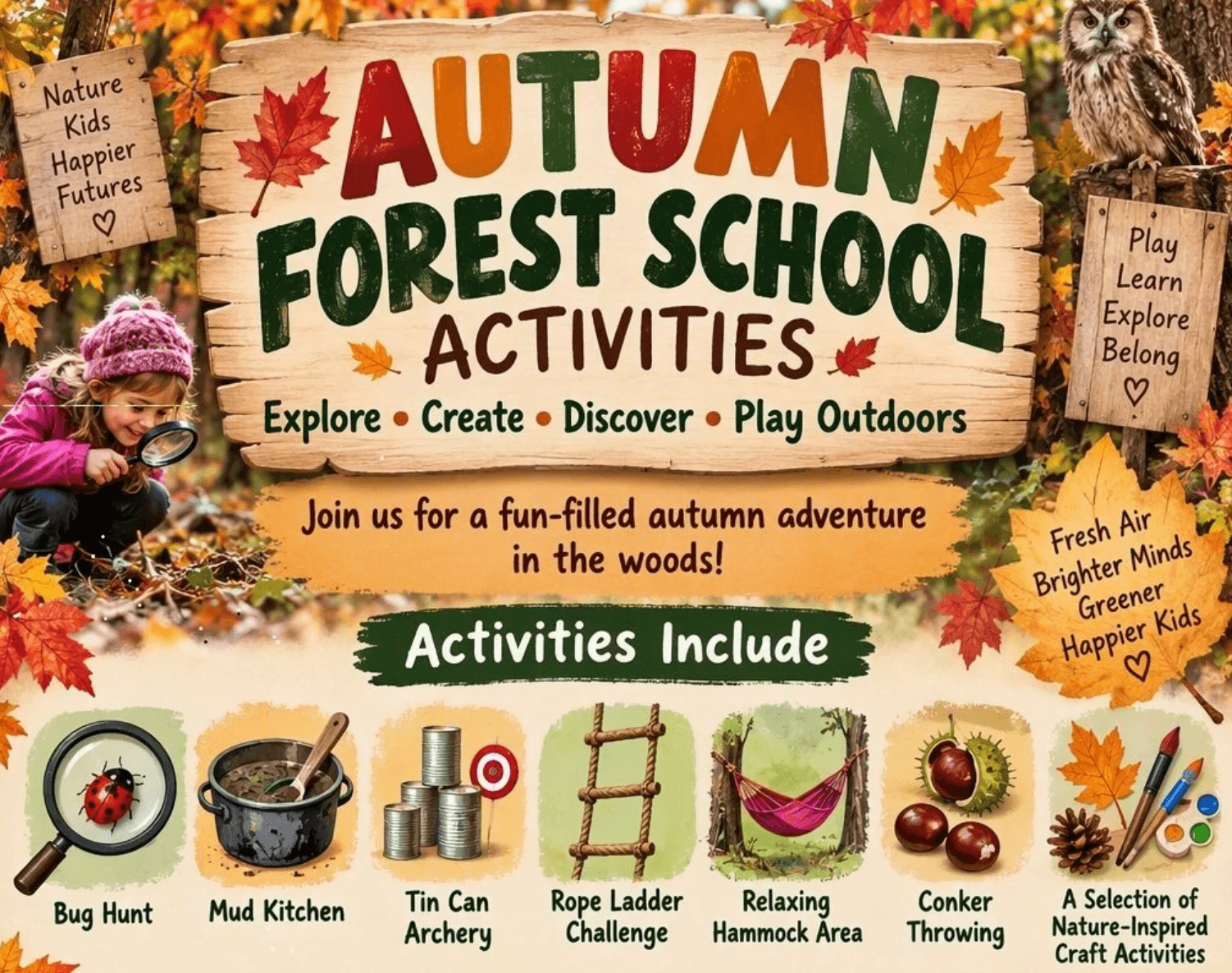 Autumn Forest School Activities