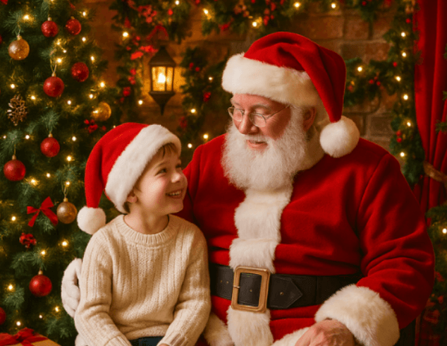 Santa at The Pitt
