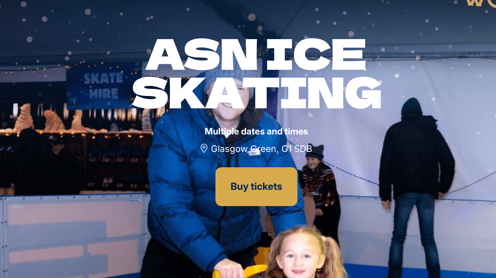ASN Ice Skating at Glasgow's Winter Wonderland on the Green