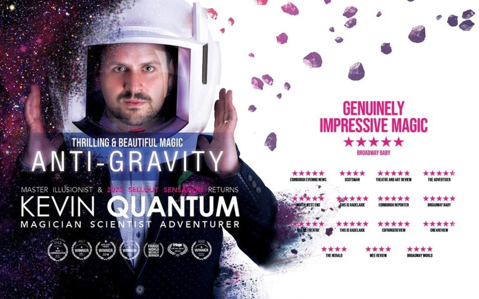 Kevin Quantum: Anti-Gravity – Thrilling & Beautiful Magic